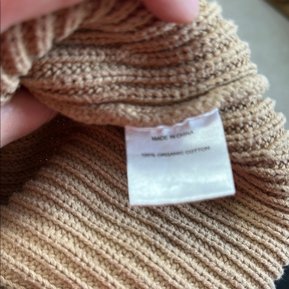 Quince Women's Crew Neck Sweater - Tan - Picture 8 of 10